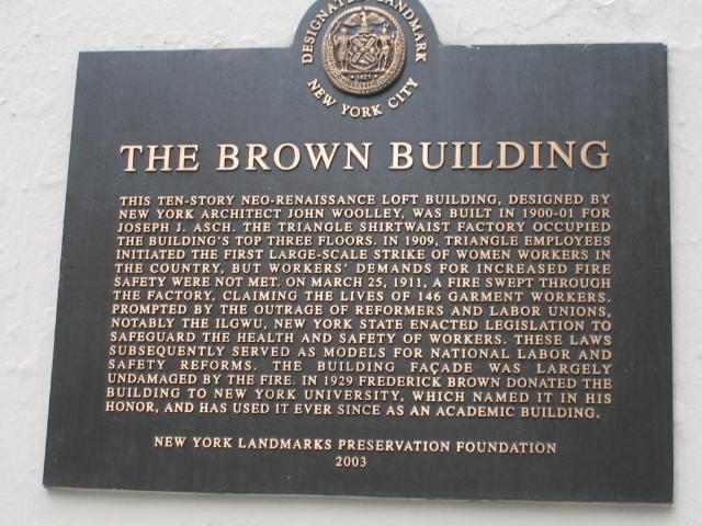 brown building nyu